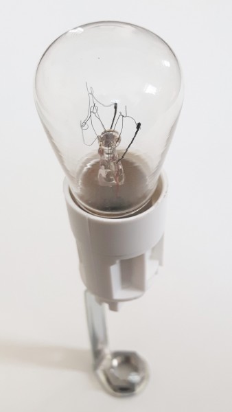 LAMP HOLDER WITH STEM - SES E14 - HEIGHT 100MM - white