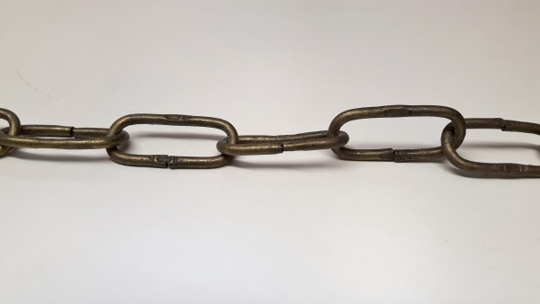 Aged English Brass Effect Chandelier Chain