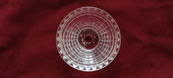 Glass antique chandelier pan
