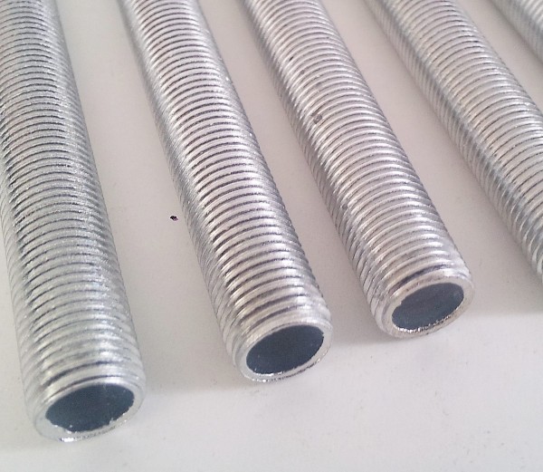 Threaded hollow tube stem tube10mm metric thread 1mm pitch