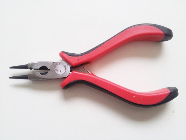 CHANDELIER PINNING PLIERS with cutters chunky grip