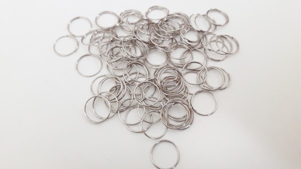 Chrome Chandelier Connecting Rings 11mm 50g Approx =520 Rings