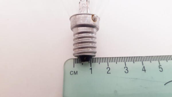 White 2 Part E14 Thermoplastic Bulb-lamp Holder Plain Skirt 10mm Thread