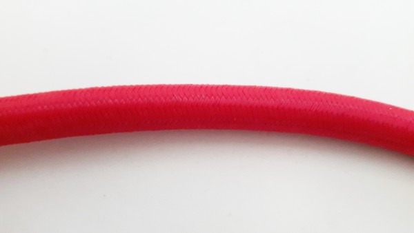 3 CORE ROUND PVC OVERBRAID RED ELECTRIC CABLE 0.50MM