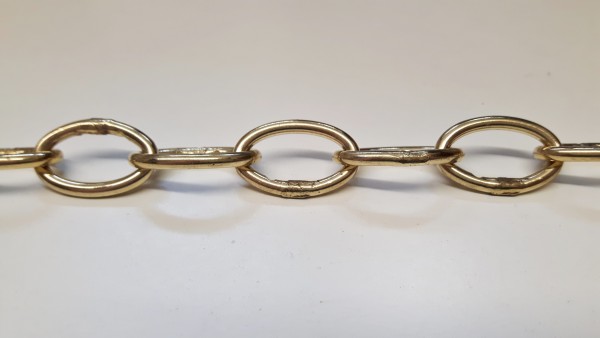 Chandelier Chain Welded Link 1 Inch- in Brass 50kg Max