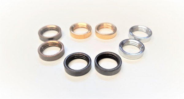 M10 CHROME SOLID BRASS RING NUTS M10 THREAD