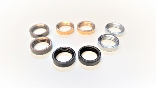 M10 ANTIQUE BRASS EFFECT RING NUTS M10 THREAD