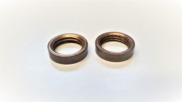 M10 ANTIQUE BRASS EFFECT RING NUTS M10 THREAD