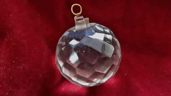 Solid Glass chandelier ball 40mm Width