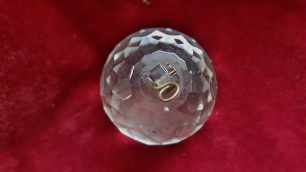 Solid Glass chandelier ball 40mm Width