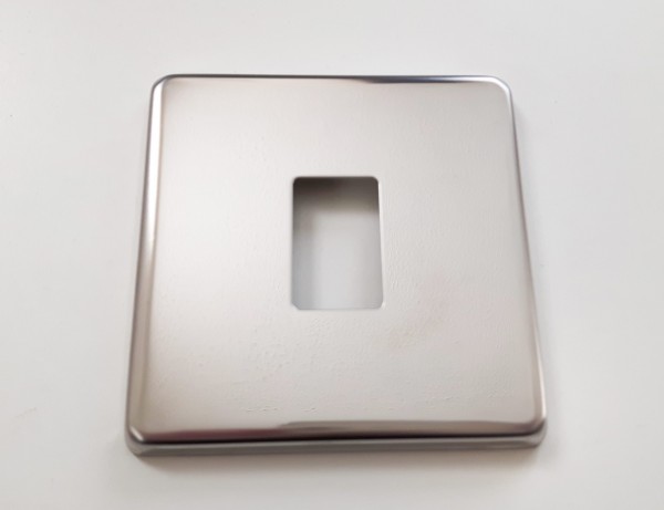 Light Switch Cover Plate Conversion in Victorian chrome Single