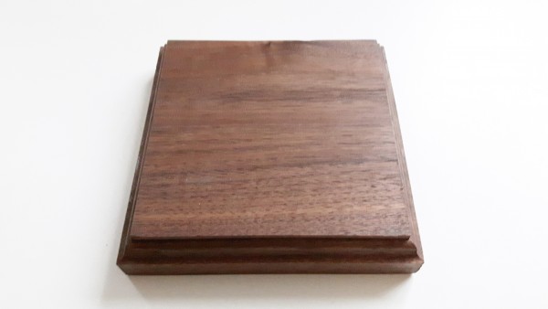 American black walnut square wooden ceiling pattress