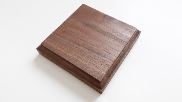 American black walnut square wooden ceiling pattress