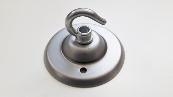Ceiling Hook Plate In Satin Nickel 5 Kgs Max Load