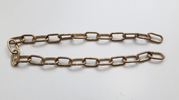 Various Lengths Off Cuts Of Brass Plated Chandelier Chain 37KGS