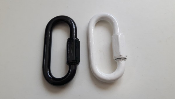 Chain link repair - Screw type Black or White Finish