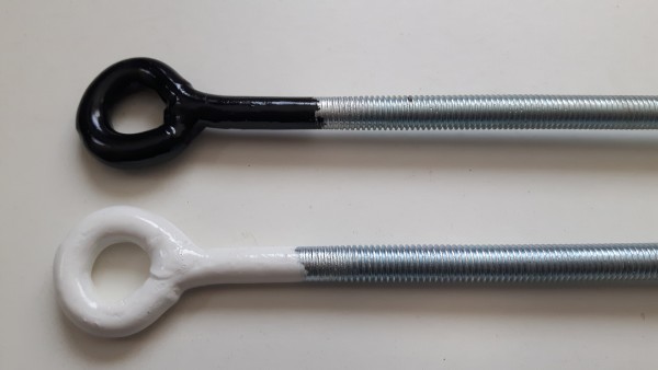 Duty Closed Bolt Loop 150mm Black or White Finish