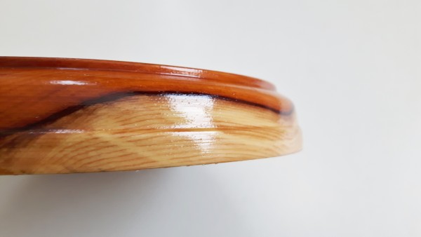 Ceiling Pattress, hardwood pattress manufactured from Yew