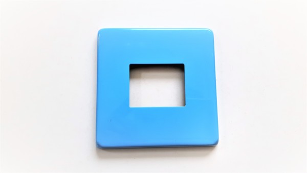 Light Switch Cover Plate Conversion In sky blue double or single switch