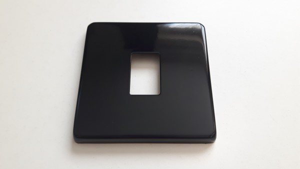 Black Light single Switch Cover Plate Conversion 