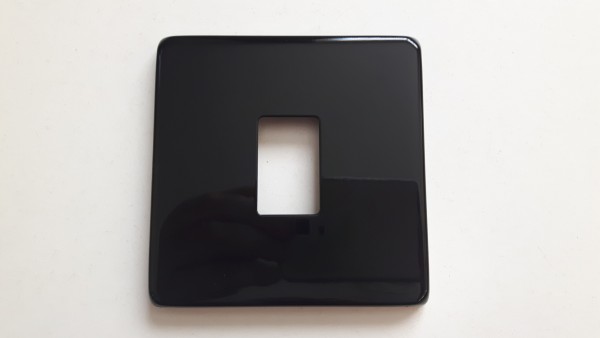 Black Light single Switch Cover Plate Conversion 