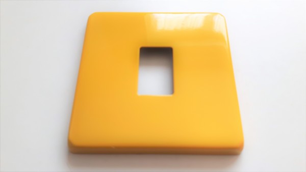 Yellow Light single Switch Cover Plate Conversion