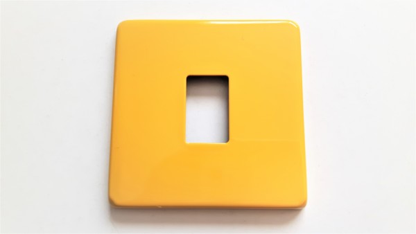 Yellow Light single Switch Cover Plate Conversion