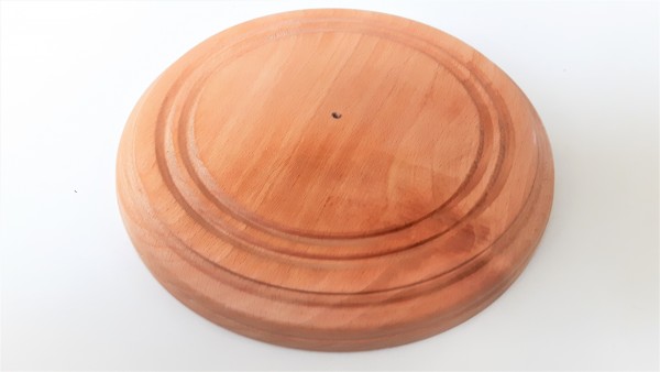 Round pattress manufactured from European oak 200mm width