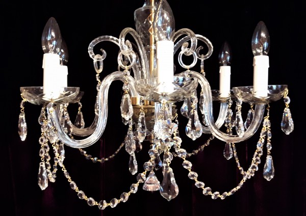 Bohemian Crystal Chandelier