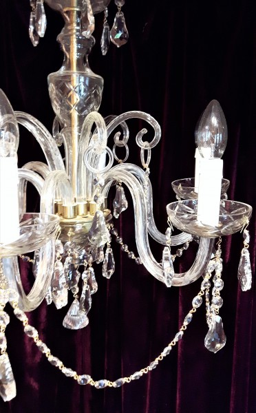 Bohemian Crystal Chandelier