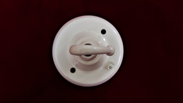White Ceiling Rose with Hook 