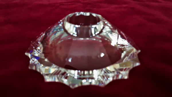 CHANDELIER CRYSTAL BOBECHE - DRIP PAN NO PIN HOLES