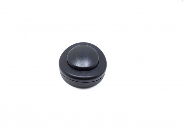 inline floor lamp switch 2 or 3 core in BLACK with 2 metres cable