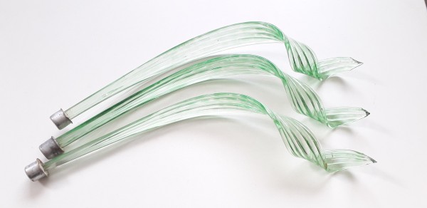 Green Murano Chandelier Leaf