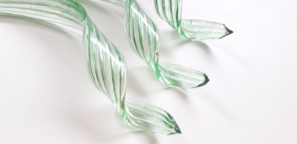 Green Murano Chandelier Leaf