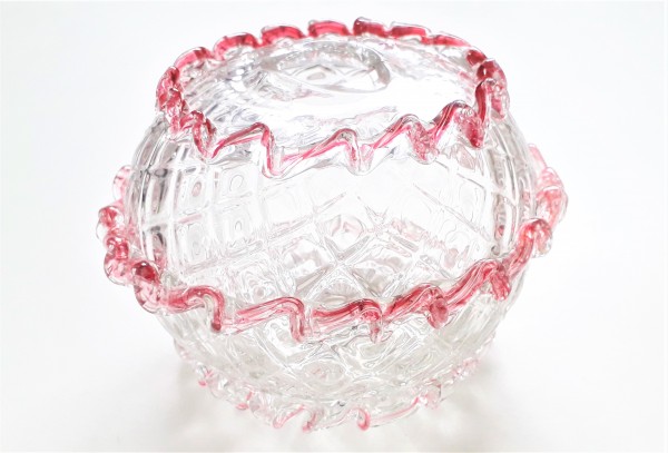 Pink and Clear Murano Chandelier Stem Break