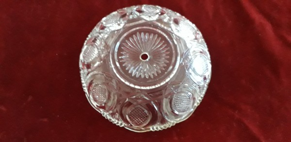 Chandelier glass wax catcher pan 