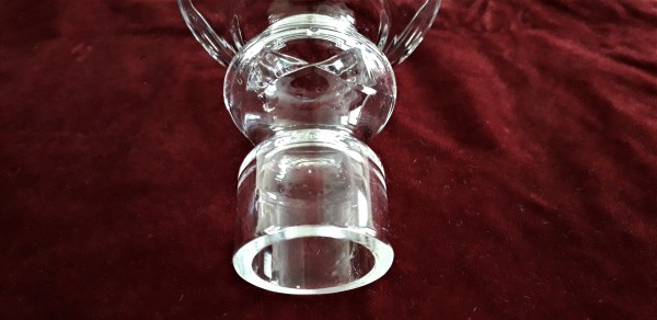 Large glass chandelier candle Cup