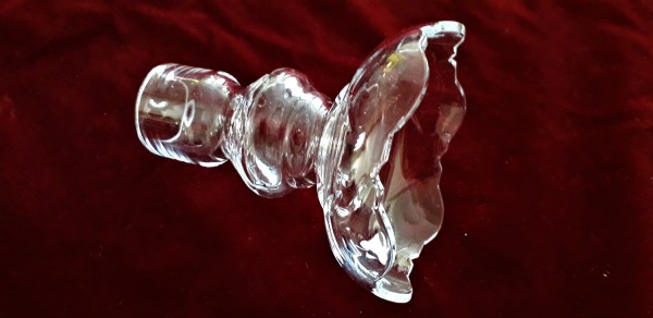 Large glass chandelier candle Cup