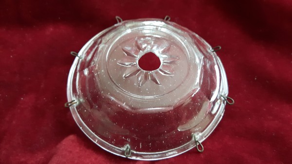 vintage chandelier glass drip tray