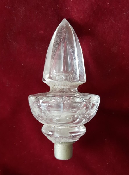 Chandelier glass finial SOLD