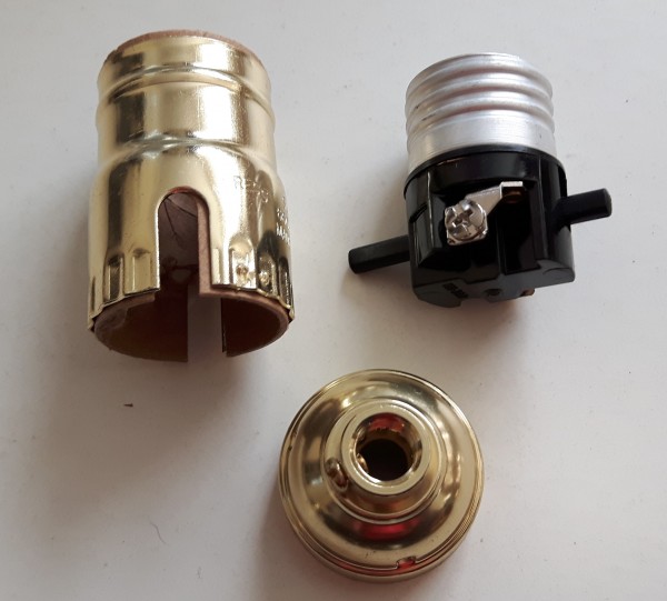 E27 Brass Switched Lamp Holder Bulk Purchase