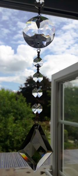 Black Crystal Sun Catcher 