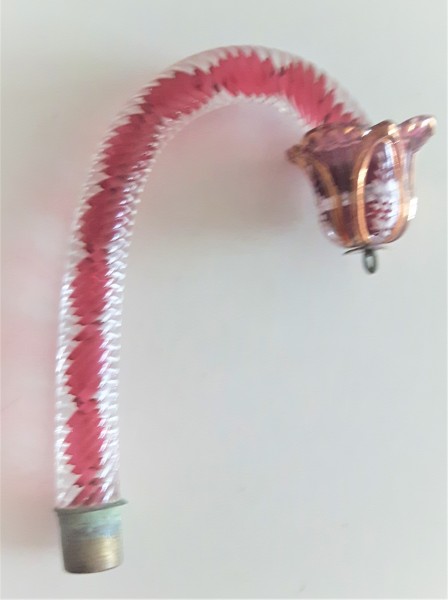 Red Baccarat chandelier solid Glass Crook with bell