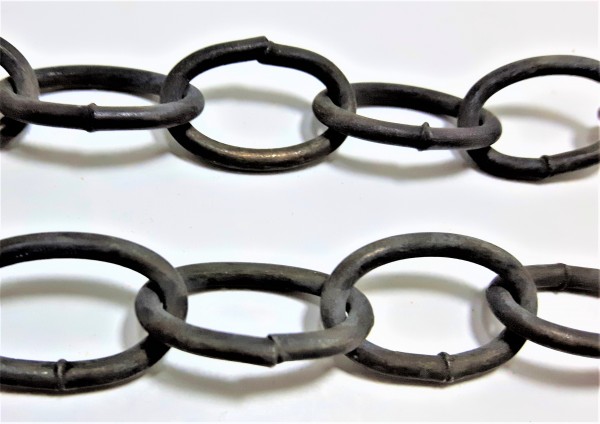 Chandelier Chain Welded Link 1 Inch in dark antique 50kg Max 