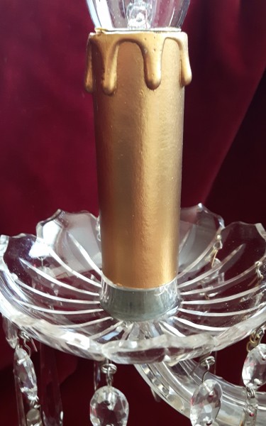 Gold Candle Tubes Drip Card 85mm x 27mm 