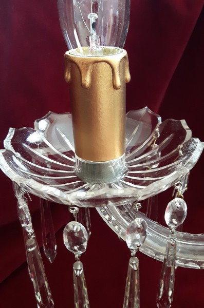 Gold Candle Tubes Drip Card 55mm x 26mm 