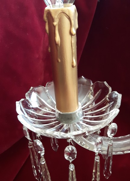 Gold Candle Tubes Drip plastic 100mm x 23.5mm R
