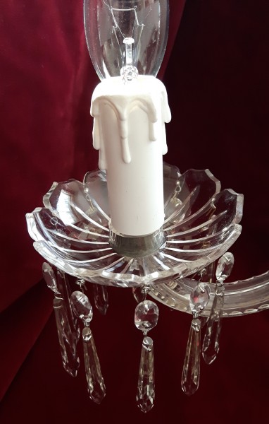 white plastic drip effect candle tubes 70mm height x 23.5mm internal 27mm external