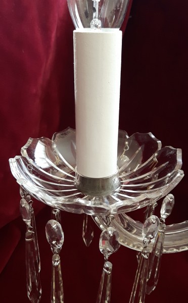 Candle Tube Card White Gloss 100mm x 24mm